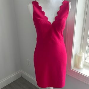 Women’s scalloped neckline dress